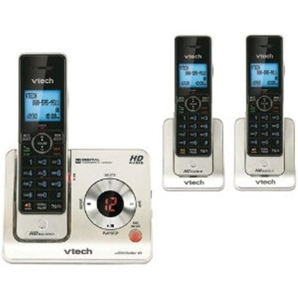 Vtech Vtech Vtls6425-3 Dect 6.0 Three-Handset Phone With Answering System VTLS6425-3